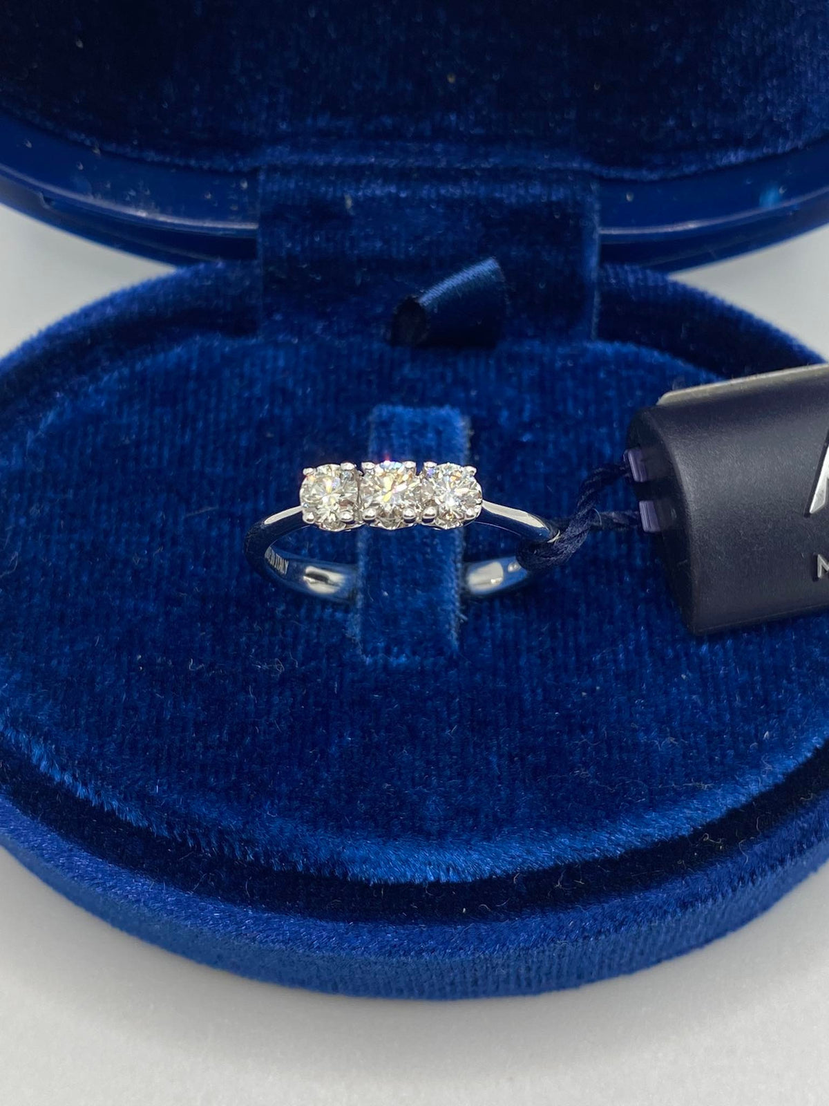 Anello Donna Trilogy Recarlo Anniversary con Diamanti Ct. 0.45