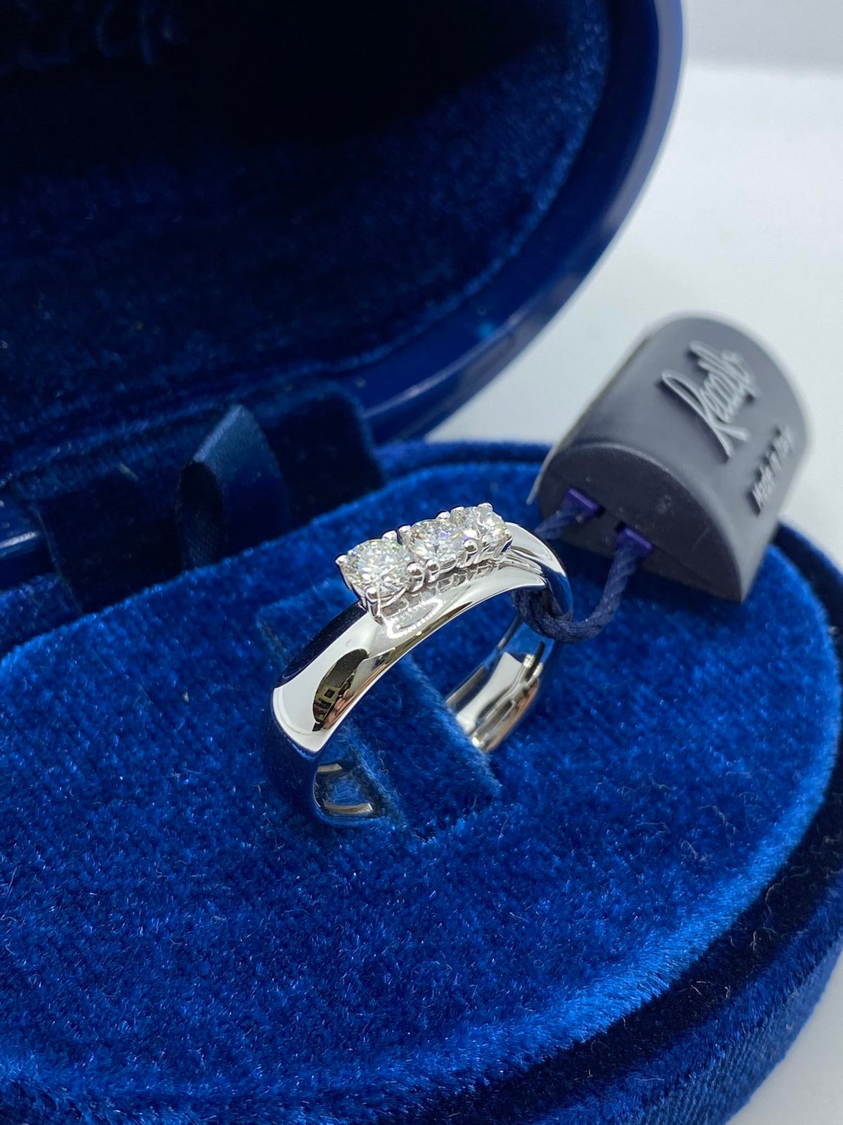 Anello Recarlo Trilogy Eternity con Diamanti Ct 0.42