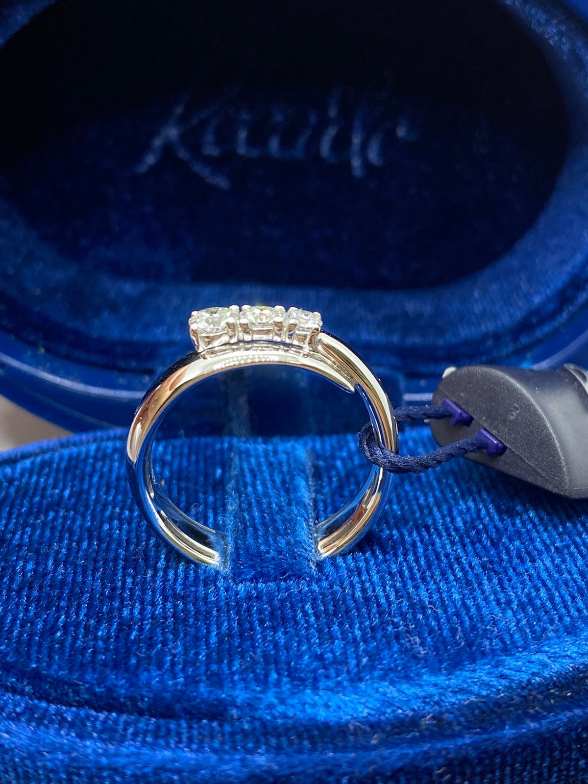 Anello Recarlo Trilogy Eternity con Diamanti Ct 0.42