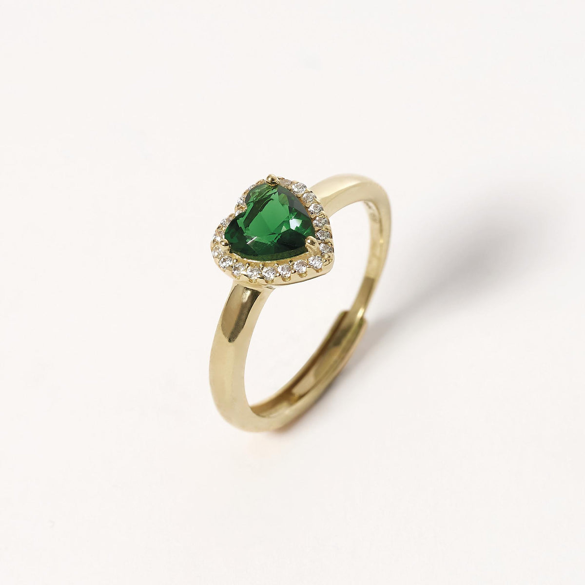 Anello Donna Mabina in Argento Dorato a Cuore - 523262