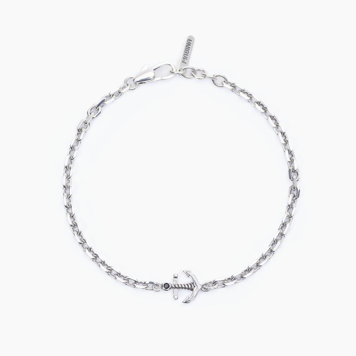 Bracciale Uomo Mabina in Argento con Ancora - 533576