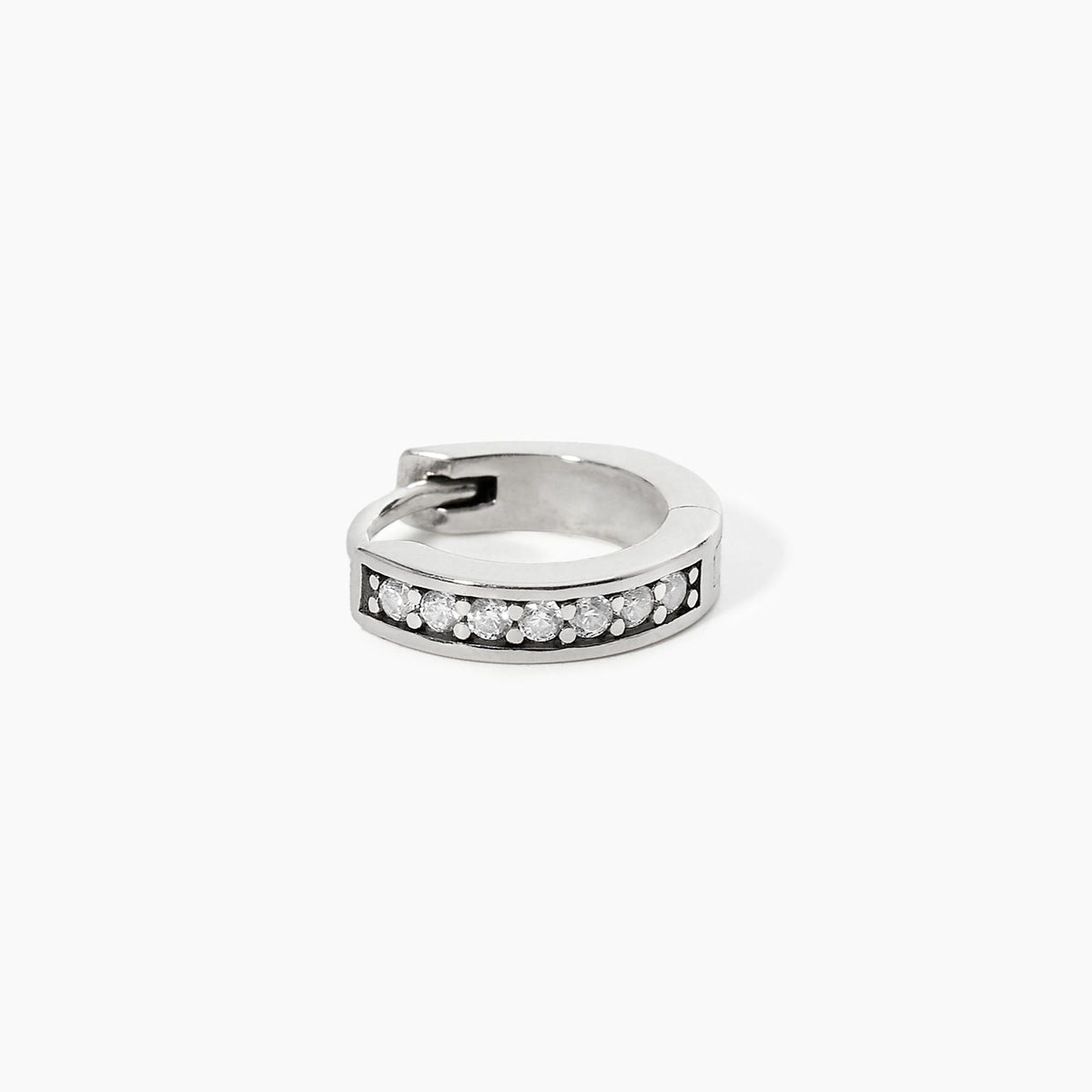Mono Orecchino a Cerchio Uomo Mabina in Argento - 563530