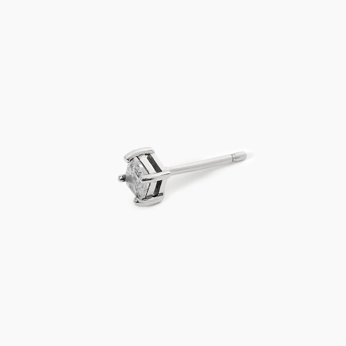 Mono Orecchino Mabina Uomo in Argento e Zircone - 563523