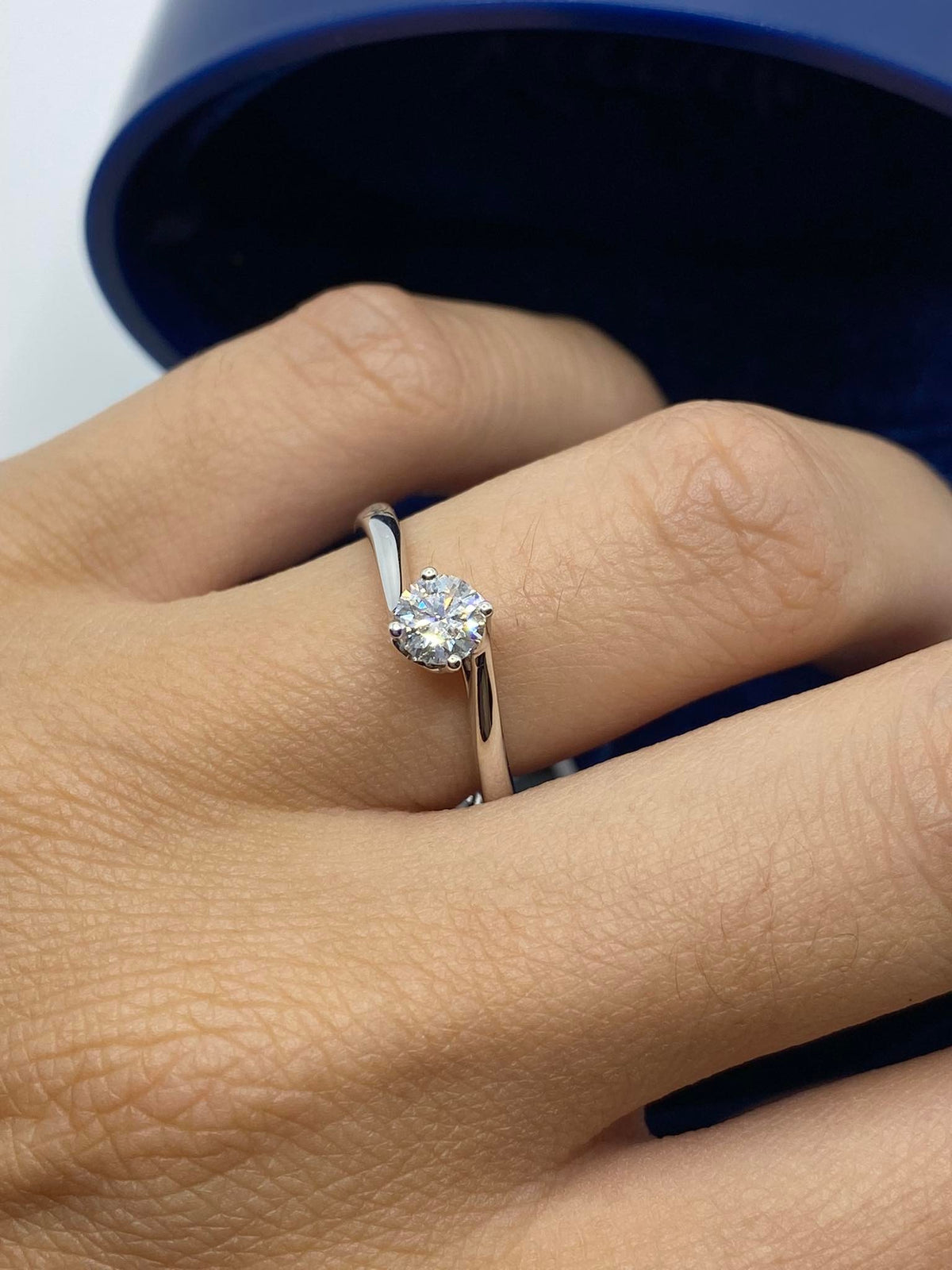 Anello Solitario Recarlo Anniversary Ct 0.38