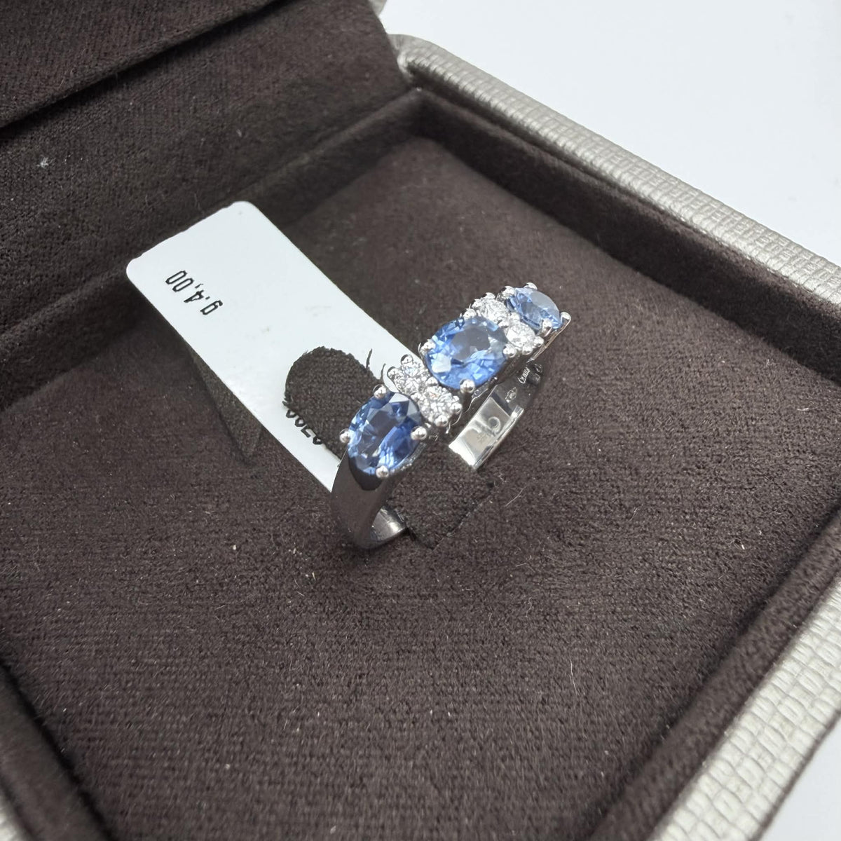 Anello Trilogy Donna Crivelli con Zaffiri Ct 1,40 e Diamanti