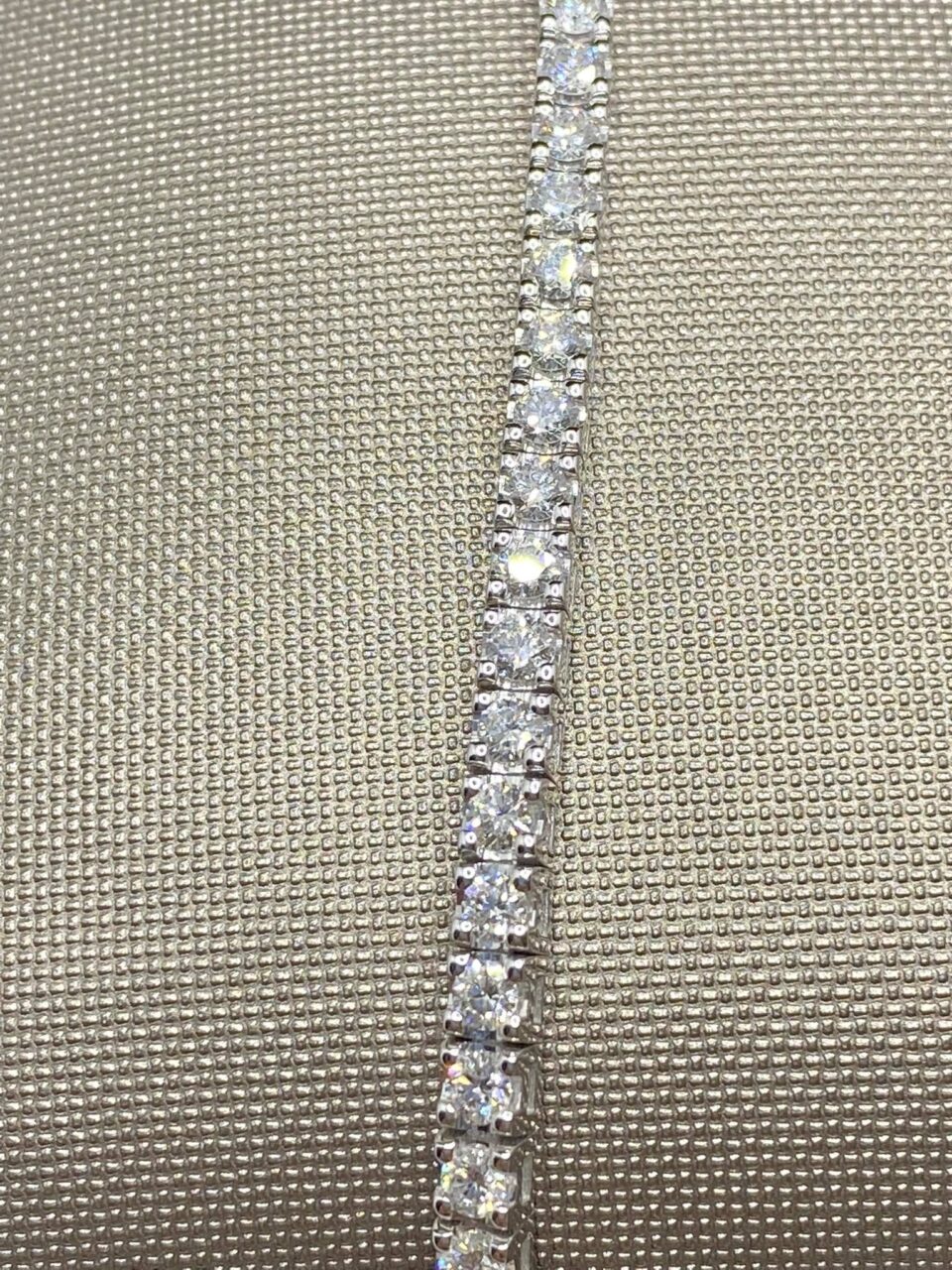 Bracciale Tennis Crivelli in Oro 18KT 18KT e Diamanti Ct 3.50