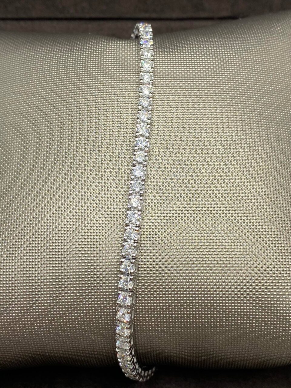 Bracciale Tennis Crivelli in Oro 18KT 18KT e Diamanti Ct 3.50
