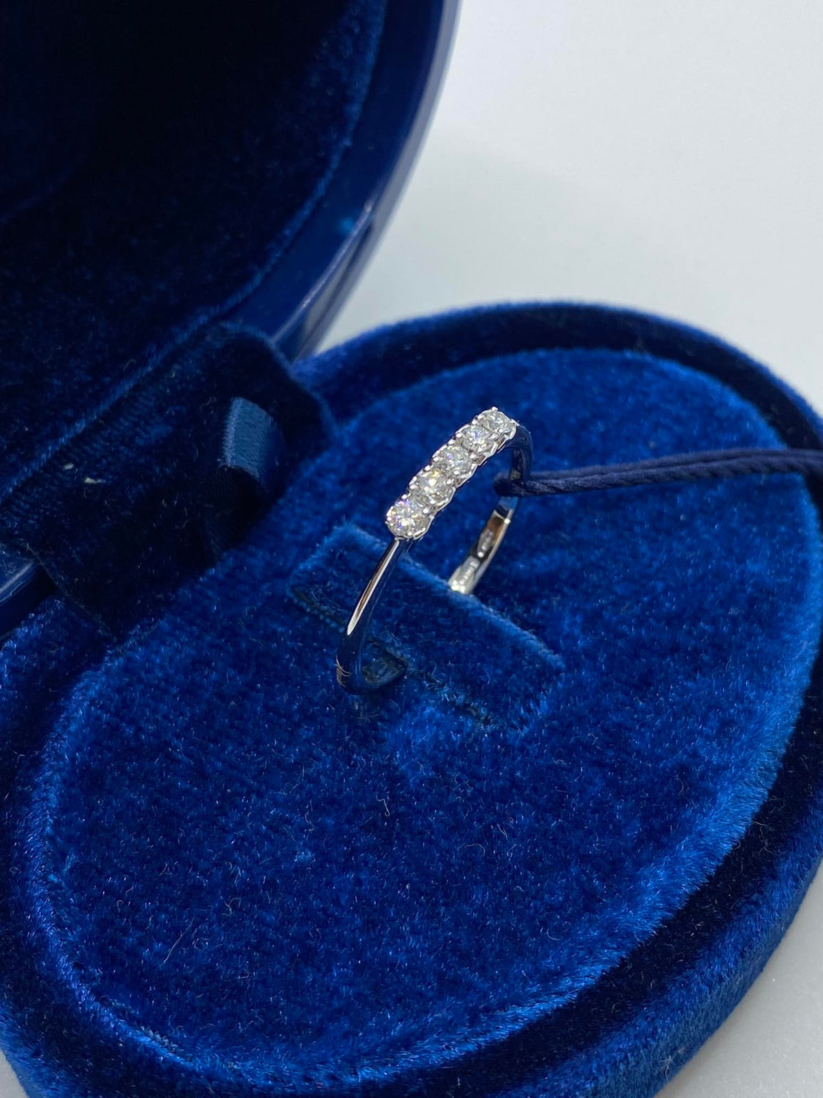 Anello Recarlo Veretta Anniversary con Diamanti Ct. 0.16
