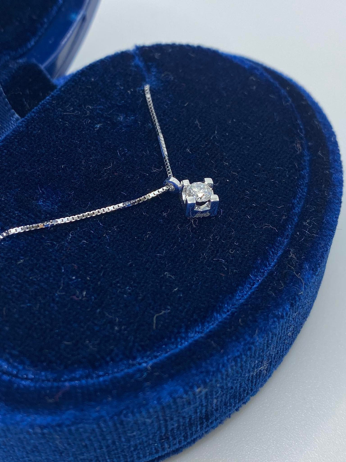 Collana Recarlo Punto Luce Maria Teresa con Diamante Ct 0.16