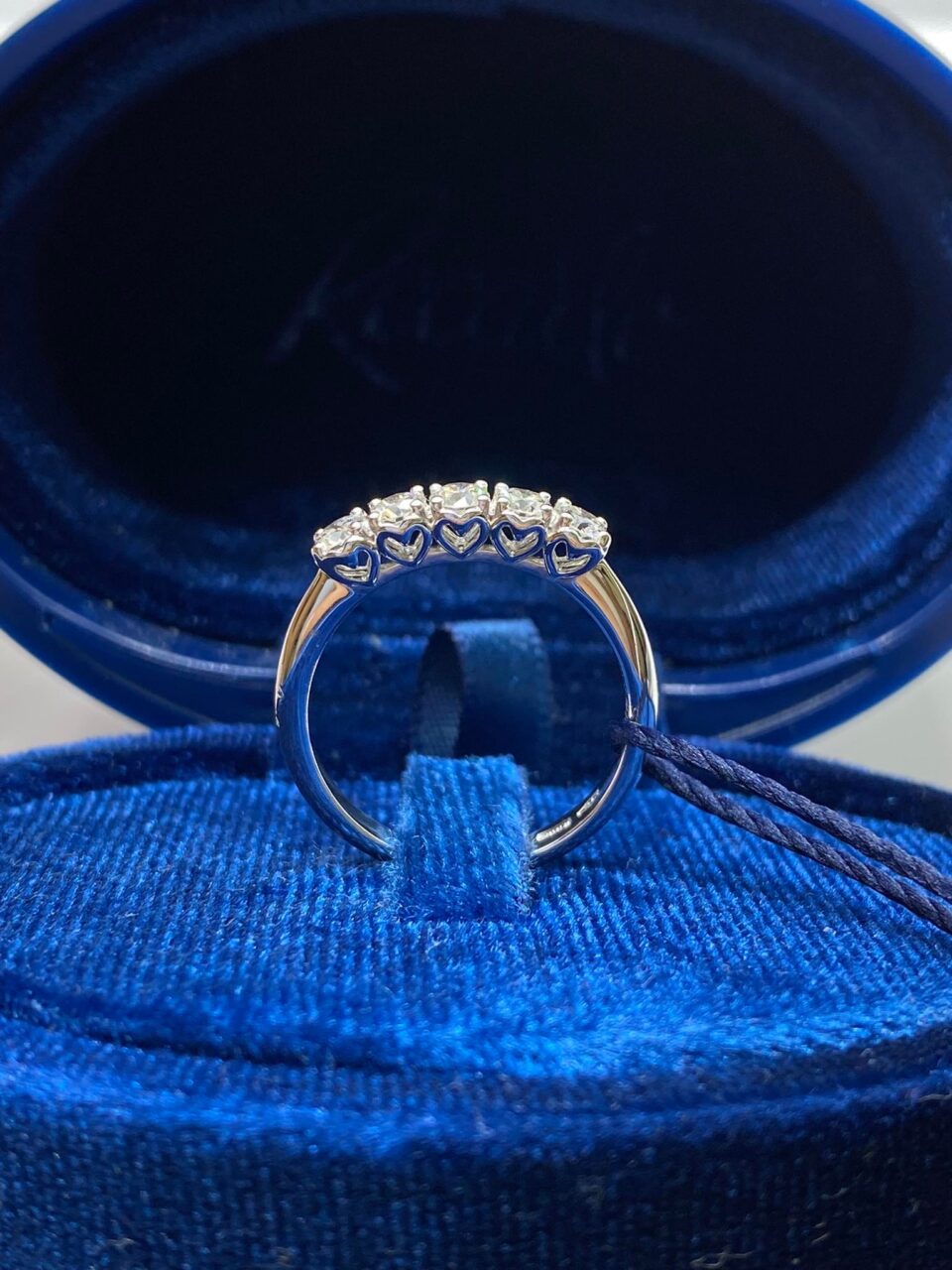 Anello Recarlo Veretta Anniversary con Diamanti Ct. 0.55
