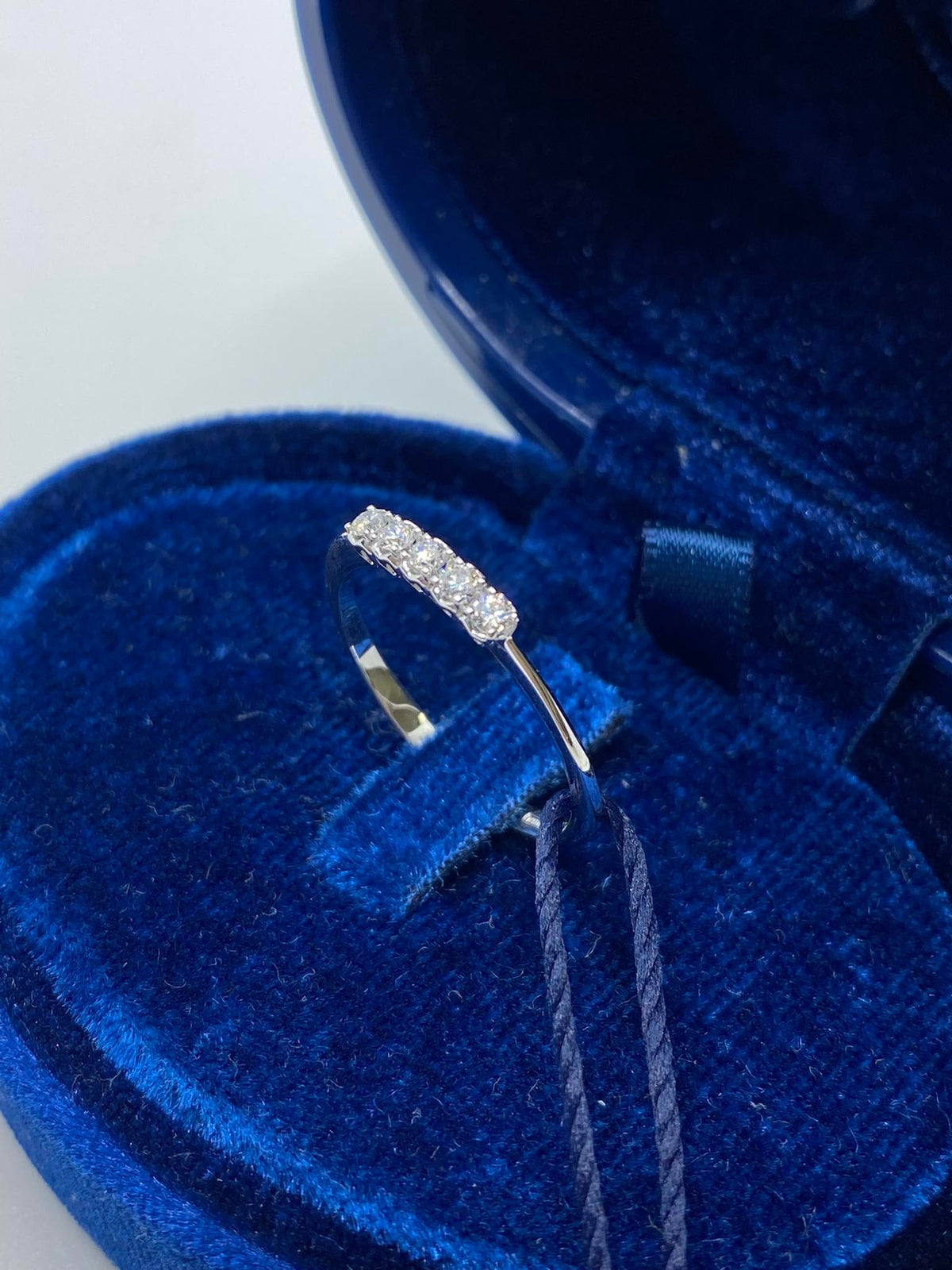 Anello Recarlo Veretta Anniversary con Diamanti Ct. 0.16