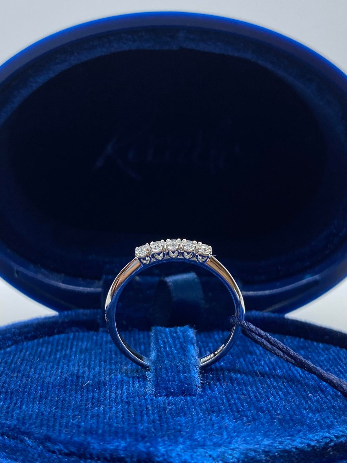 Anello Recarlo Veretta Anniversary con Diamanti Ct. 0.16