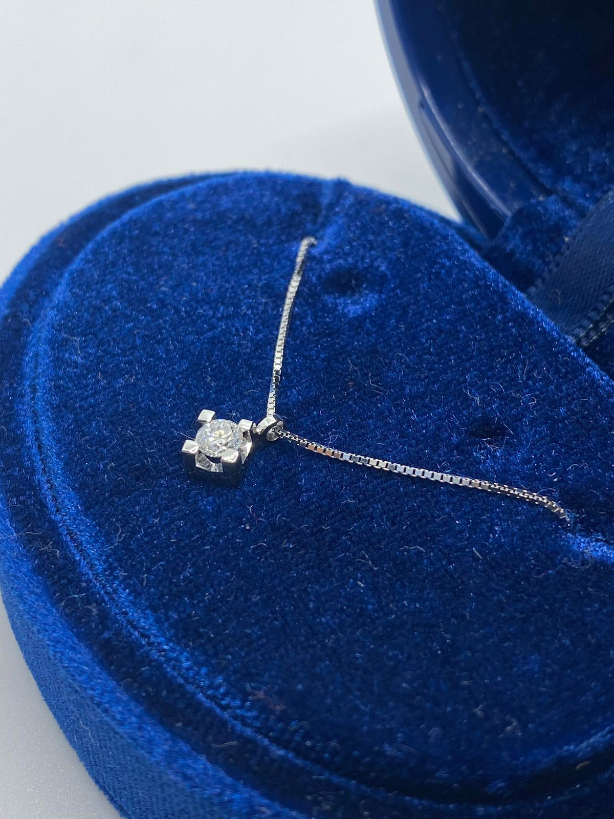 Collana Recarlo Punto Luce Maria Teresa con Diamante Ct 0.16