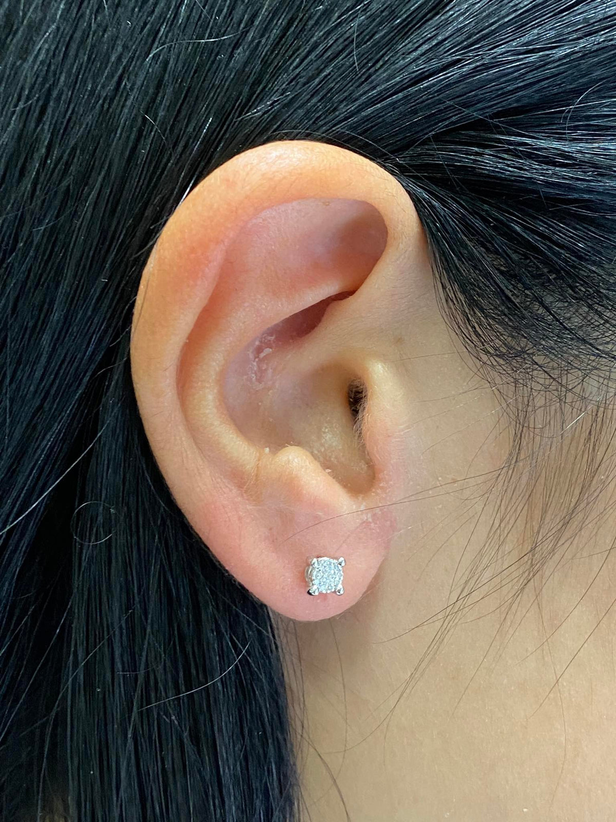 Orecchini Recarlo Nodo D'Amore con Diamanti Ct 0.12