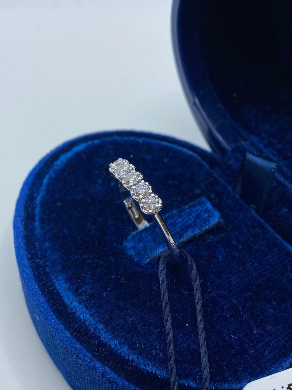 Anello Recarlo Veretta Anniversary con Diamanti Ct. 0.35