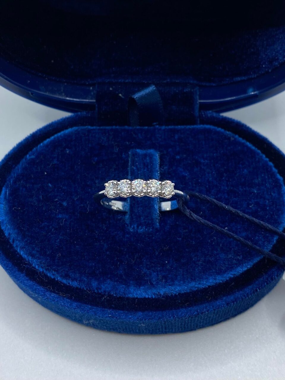 Anello Recarlo Veretta Anniversary con Diamanti Ct. 0.35