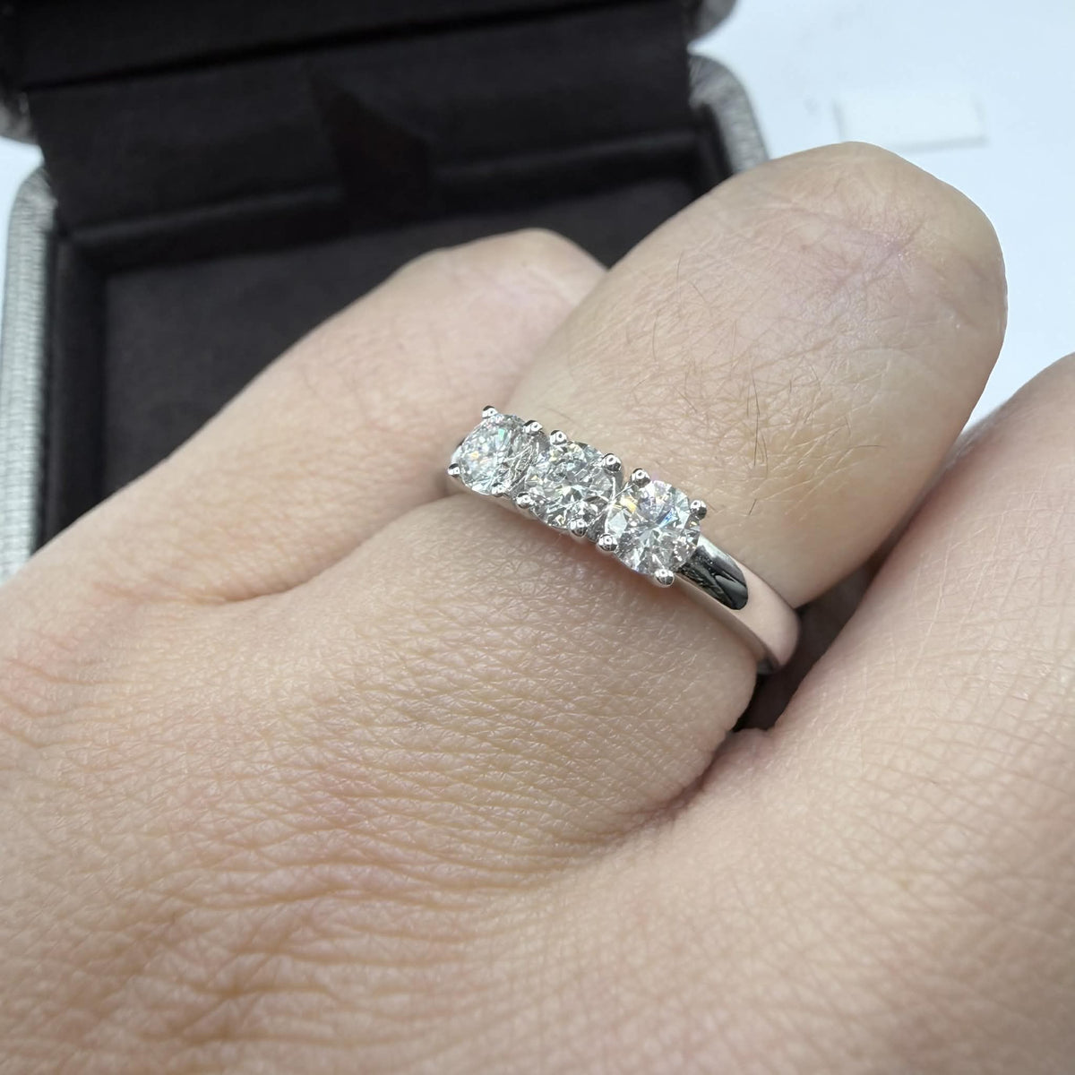 Anello Crivelli Trilogy in Oro 18KT e Diamanti Ct 0.60