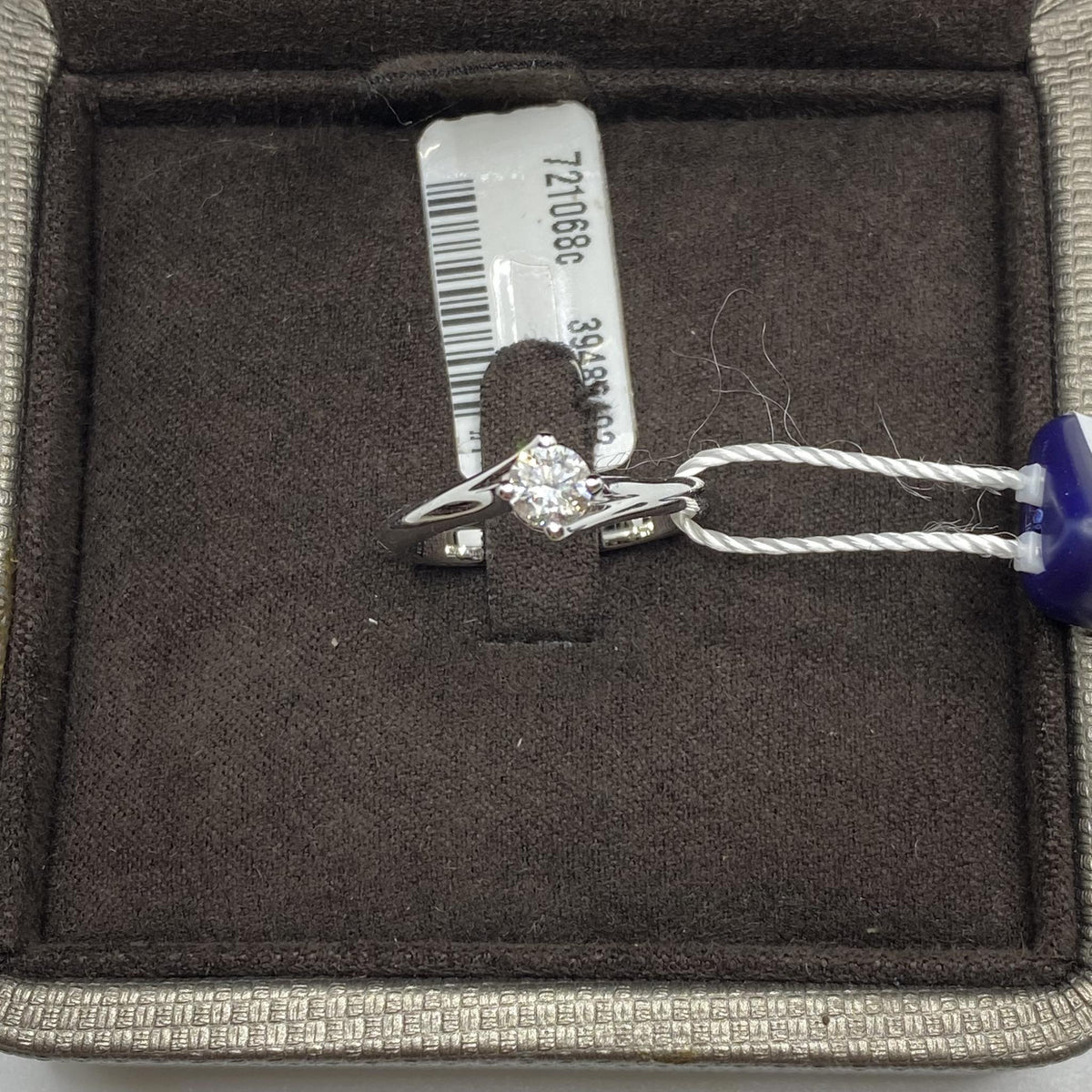 Anello Crivelli Solitario in Oro 18KT 18KT e Diamante Ct 0.41