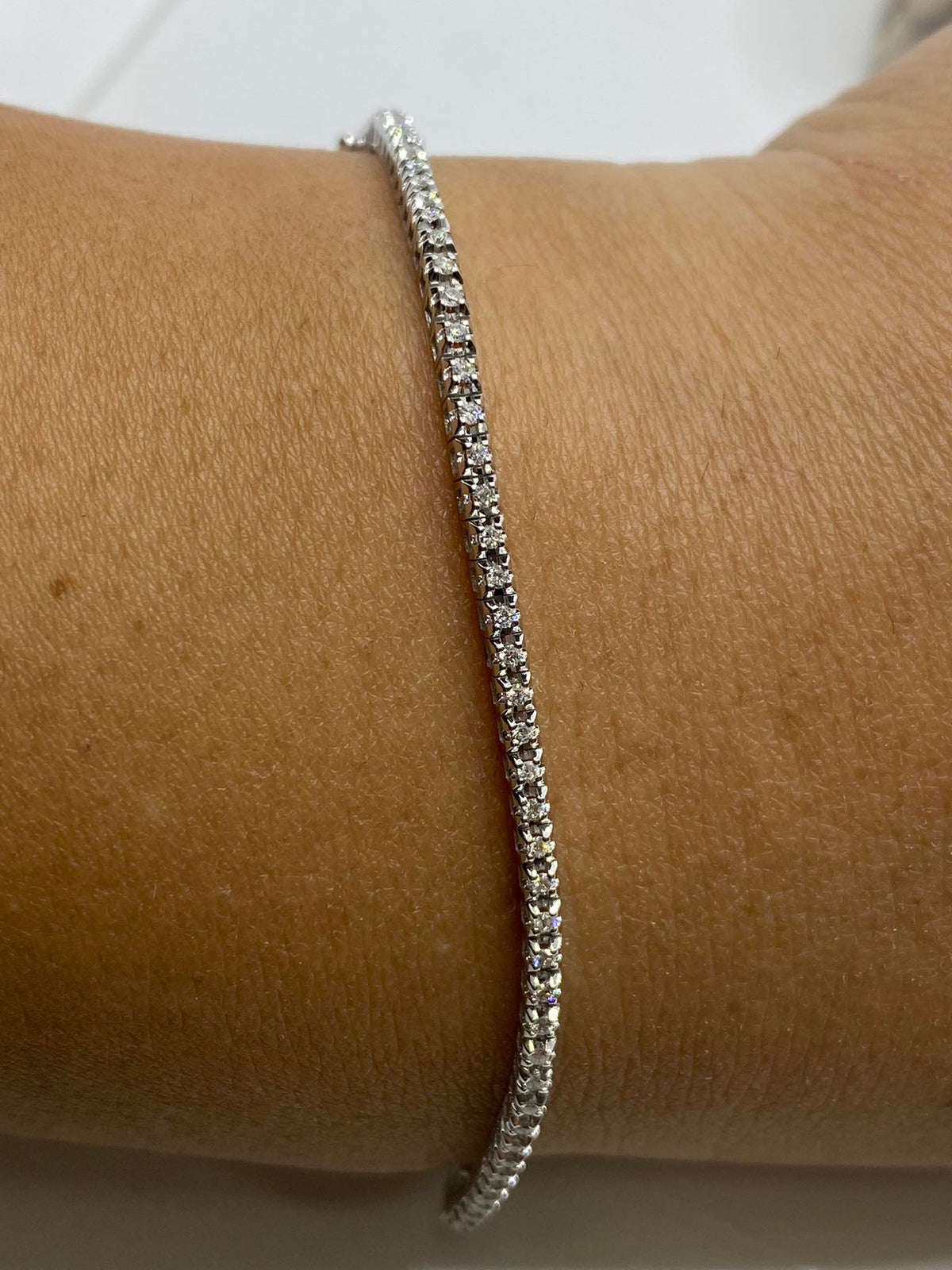 Bracciale Tennis Donna Oro 18KT con Diamanti Ct. 0,54
