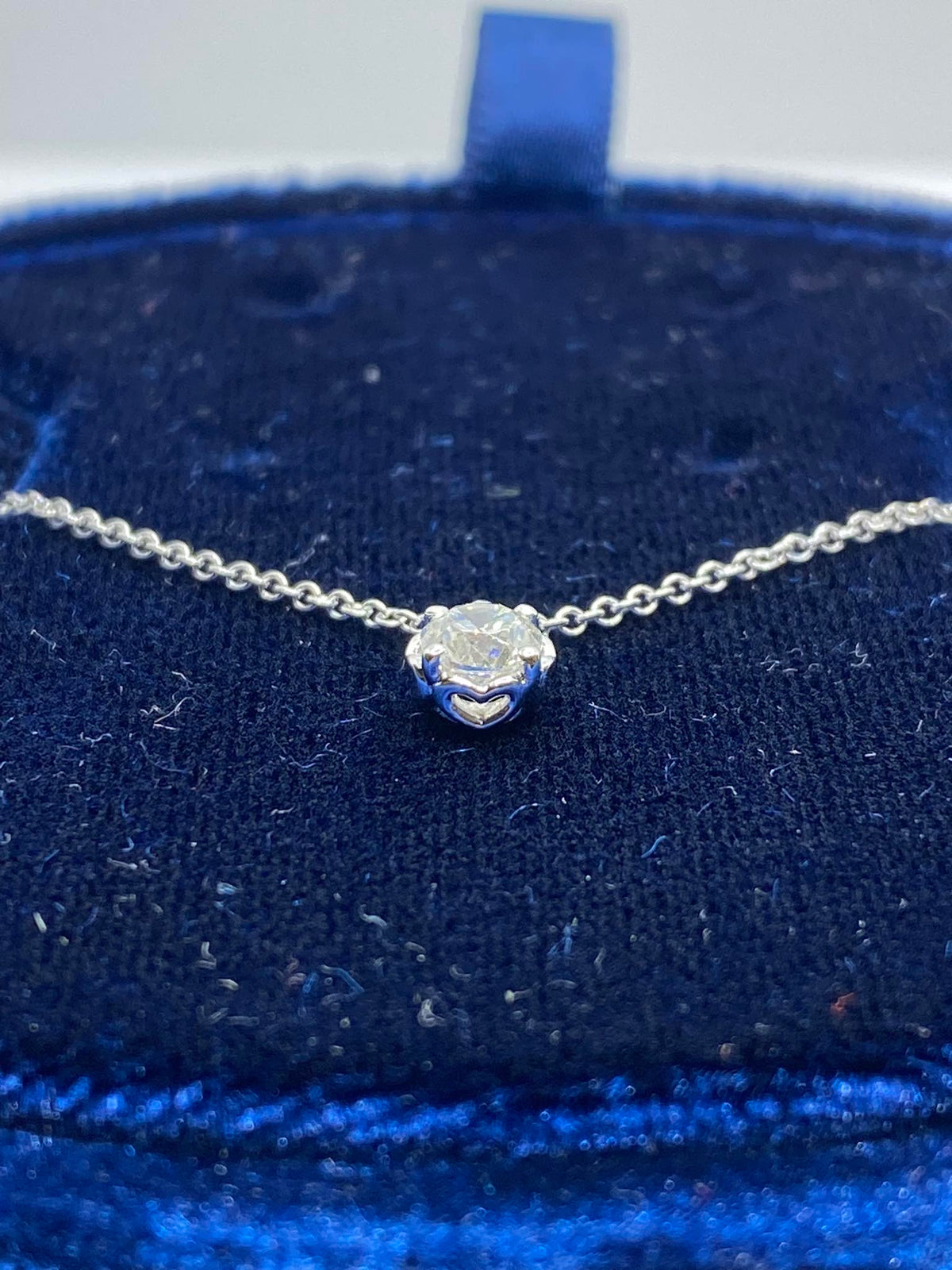 Collana Donna Punto Luce Anniversary in Oro 18KT e Diamante ct. 0,31