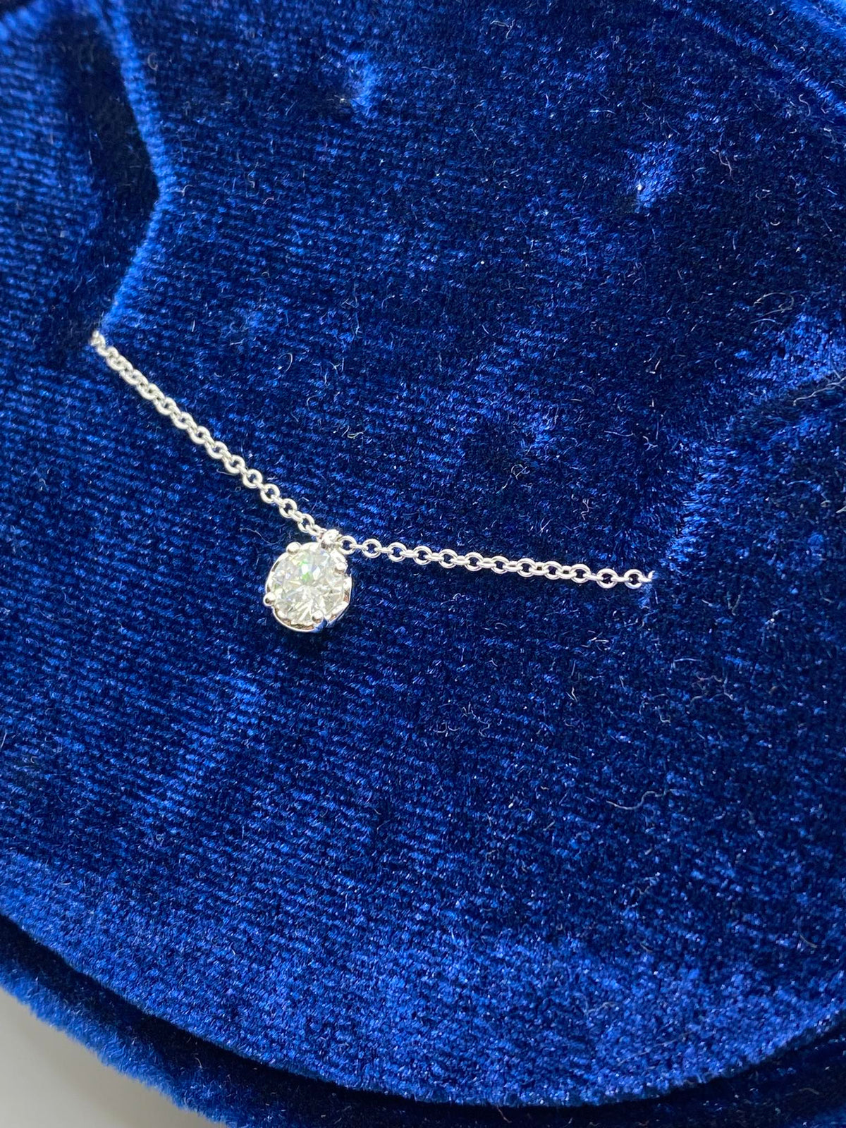 Collana Donna Punto Luce Anniversary in Oro 18KT e Diamante ct. 0,25