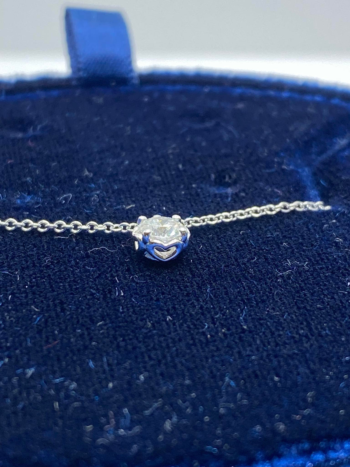 Collana Donna Punto Luce Anniversary in Oro 18KT e Diamante ct. 0,25