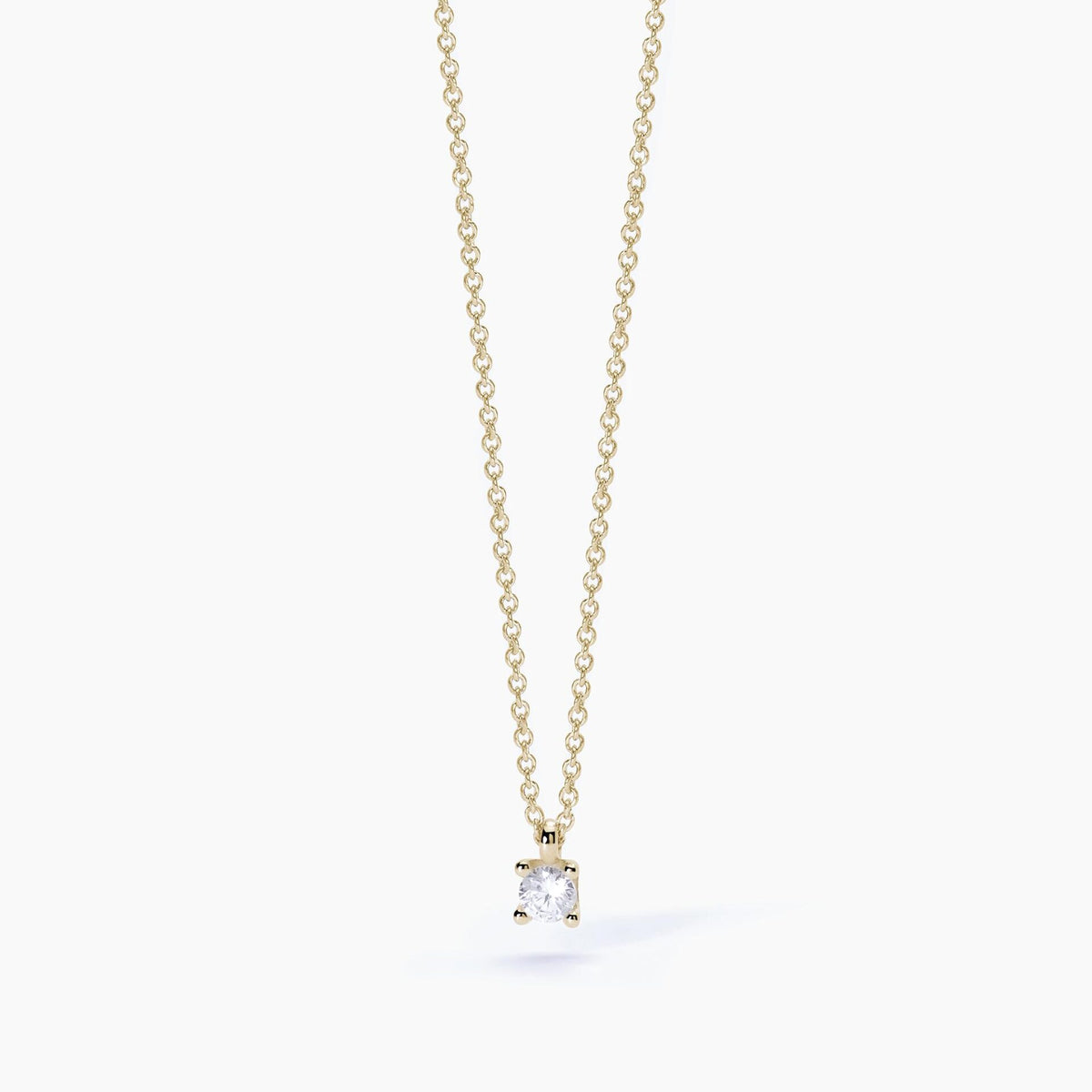 Collana Punto Luce Donna Mabina in Argento Dorato Shiny
