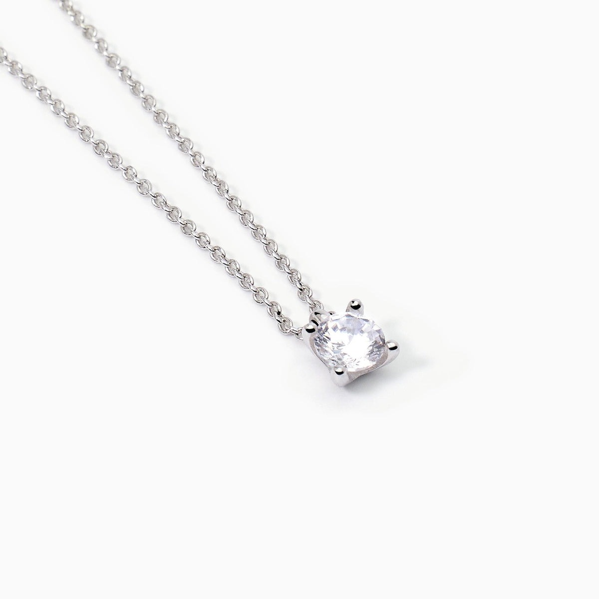 Collana Punto Luce Donna Mabina in Argento Shiny