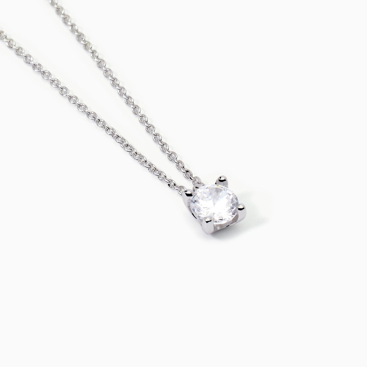 Collana Punto Luce Donna Mabina in Argento Shiny