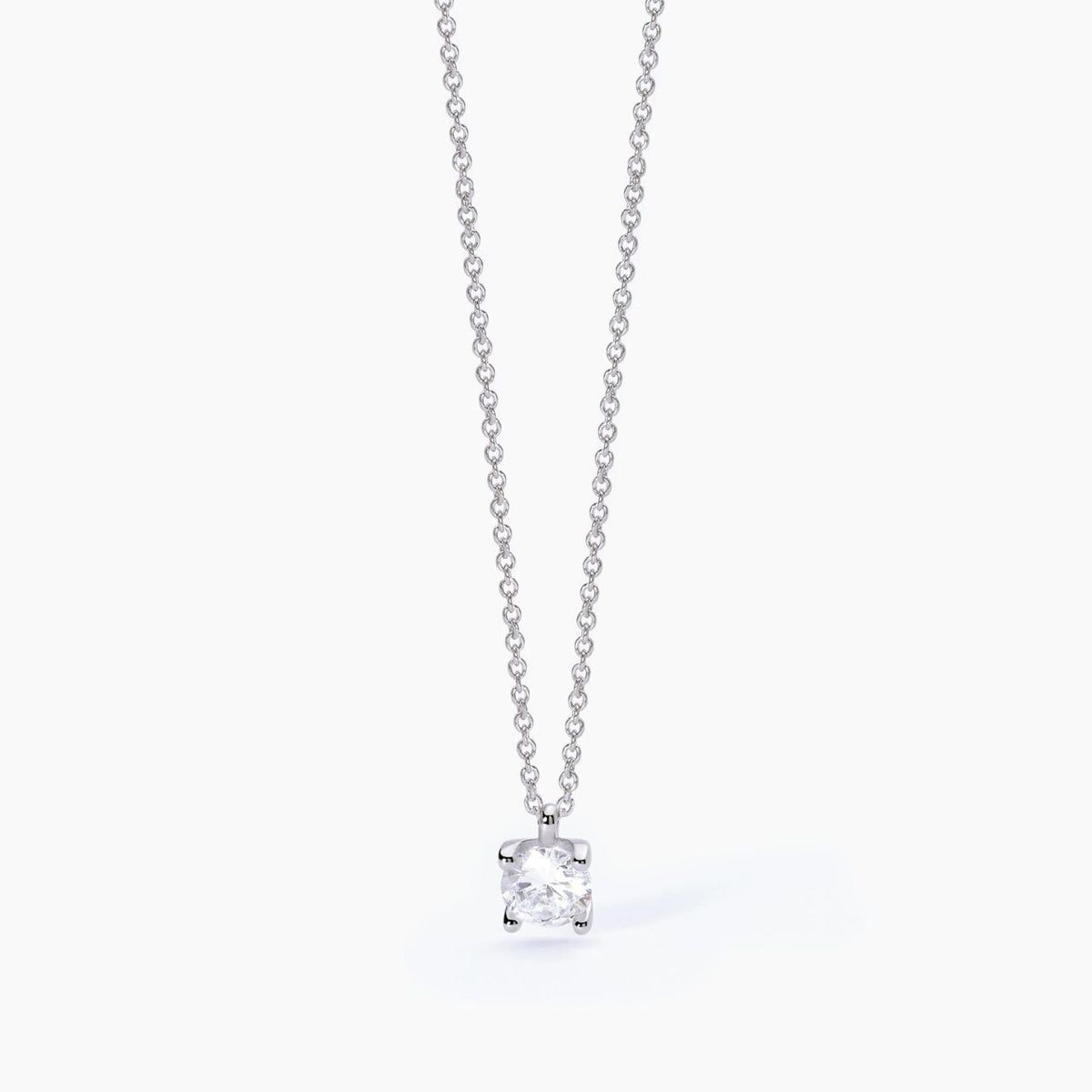 Collana Punto Luce Donna Mabina in Argento Shiny