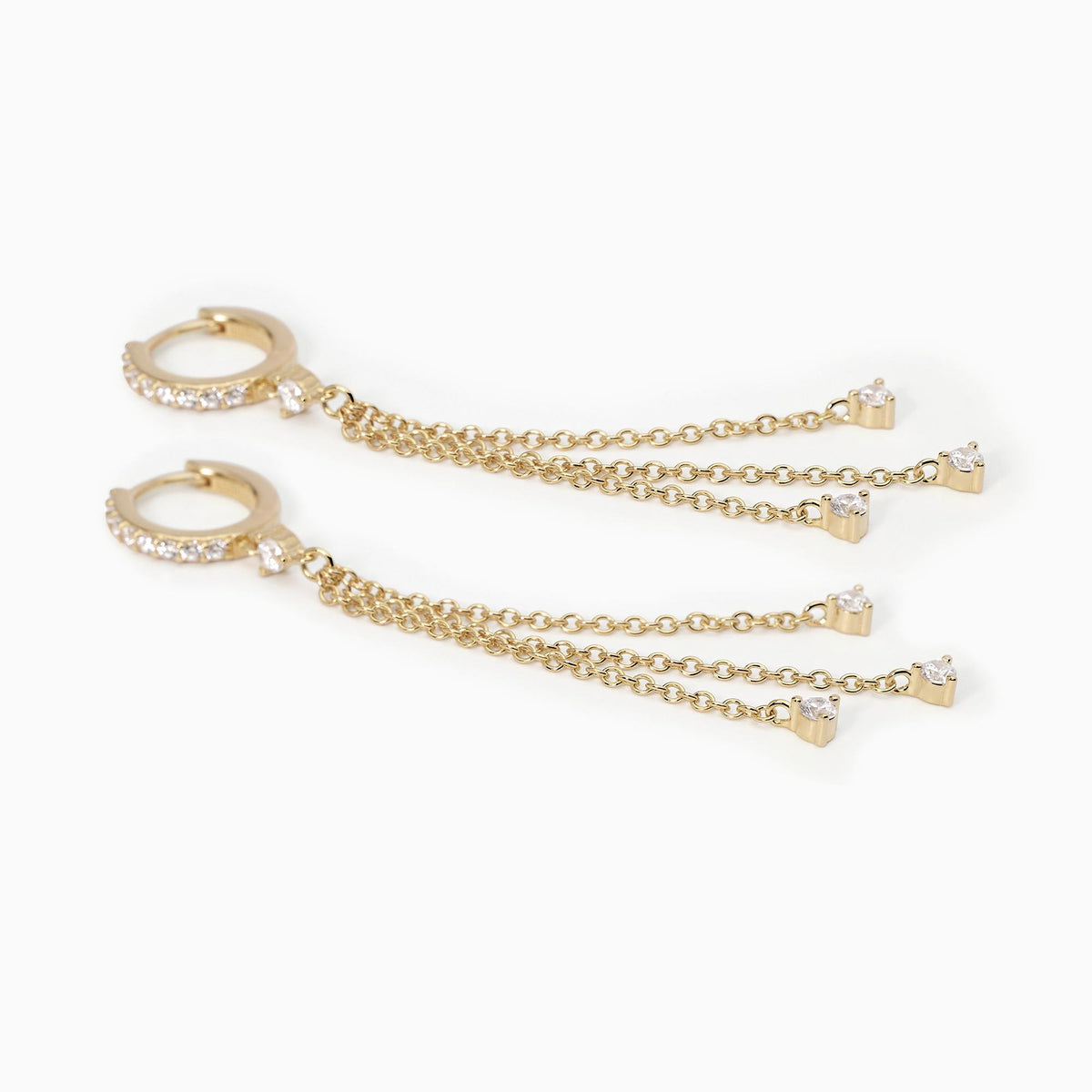 Orecchini Donna Mabina in Argento Dorato Scintilla - 563590