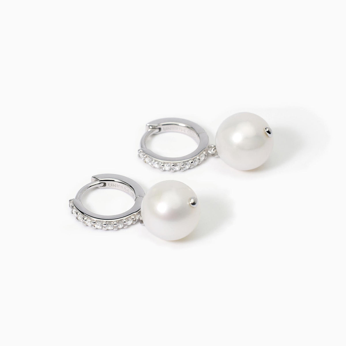 Orecchini Donna Mabina in Argento con Zirconi e Perle - 563604