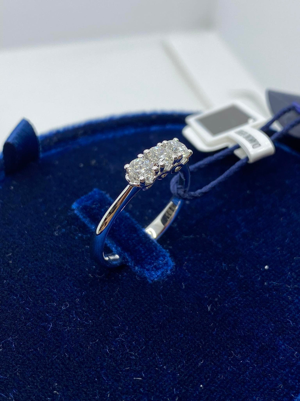 Anello Donna Trilogy Recarlo Anniversary con Diamanti Ct. 0.54