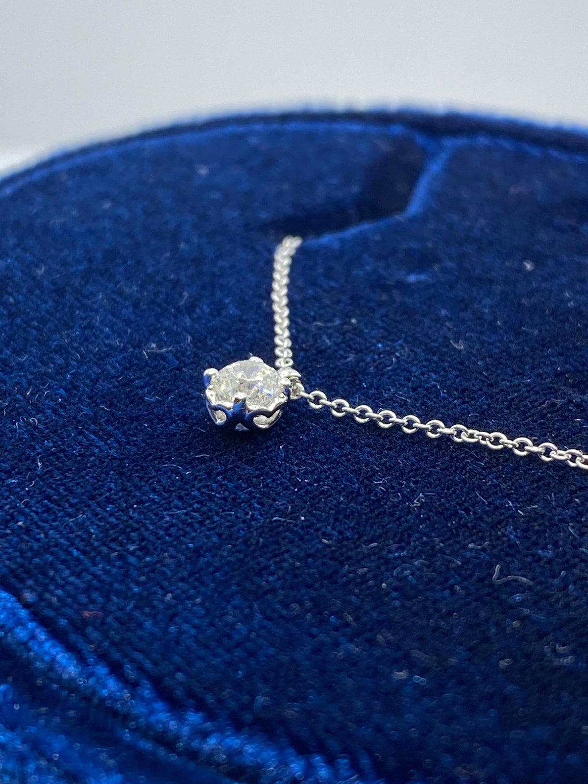 Collana Donna Punto Luce Anniversary in Oro 18KT e Diamante ct. 0,31