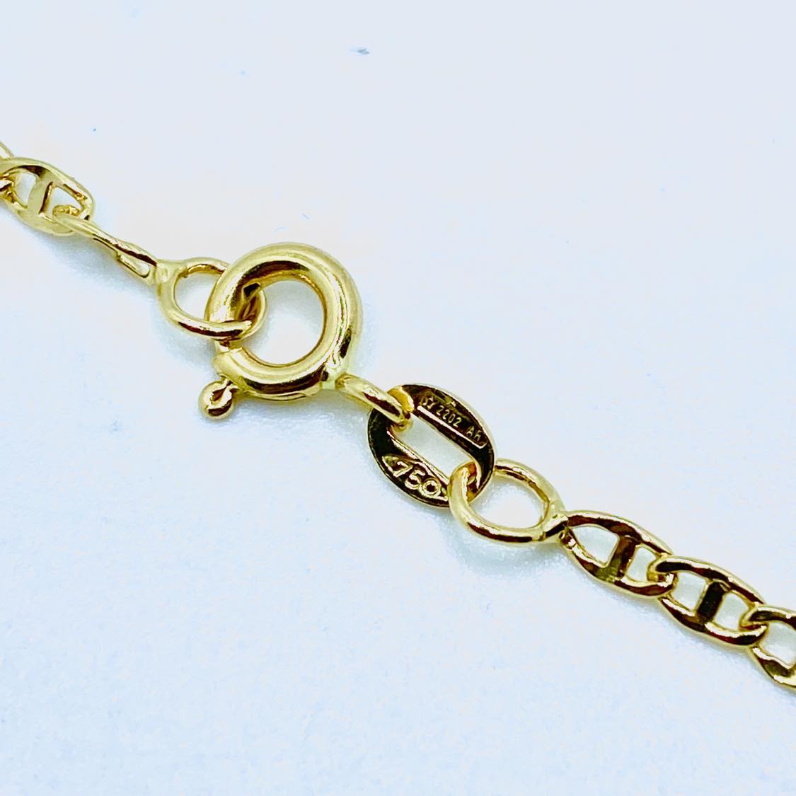 Catena Uomo in Oro 18KT 18KT maglia Traversino lunghezza 50cm