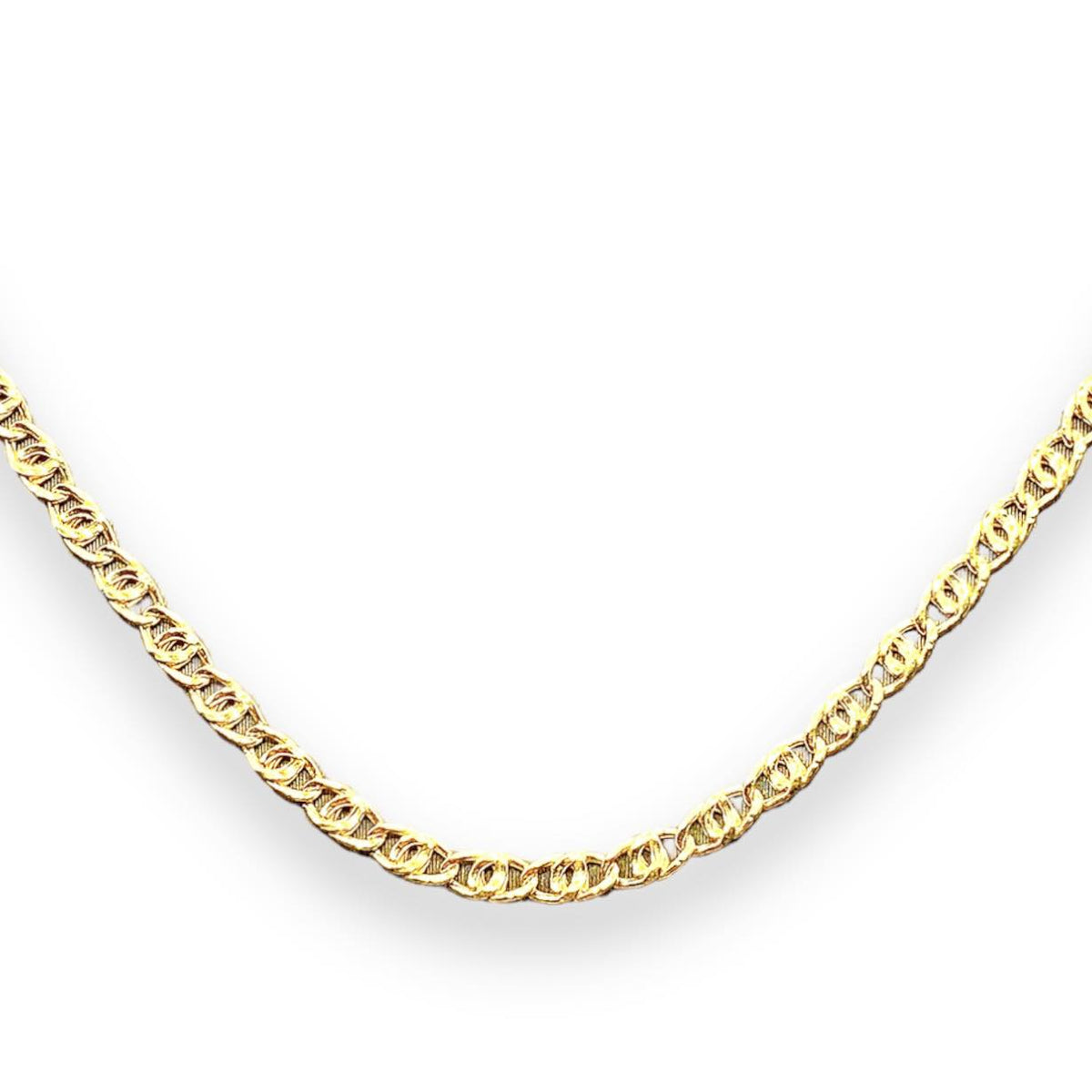 Catena Uomo in Oro 18KT 18KT maglia Occhio di Pernice - 50cm