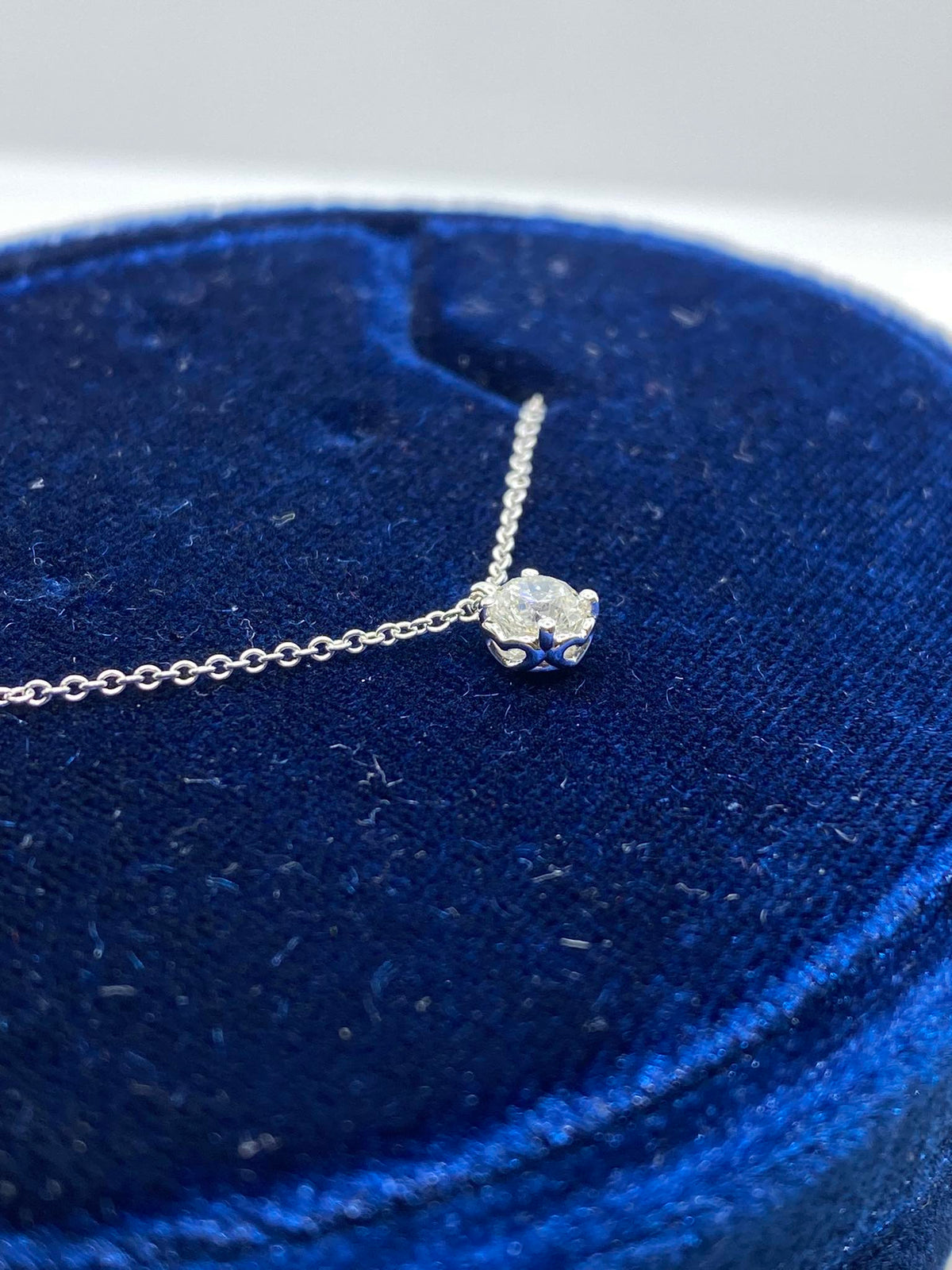 Collana Donna Punto Luce Anniversary in Oro 18KT e Diamante ct. 0,31
