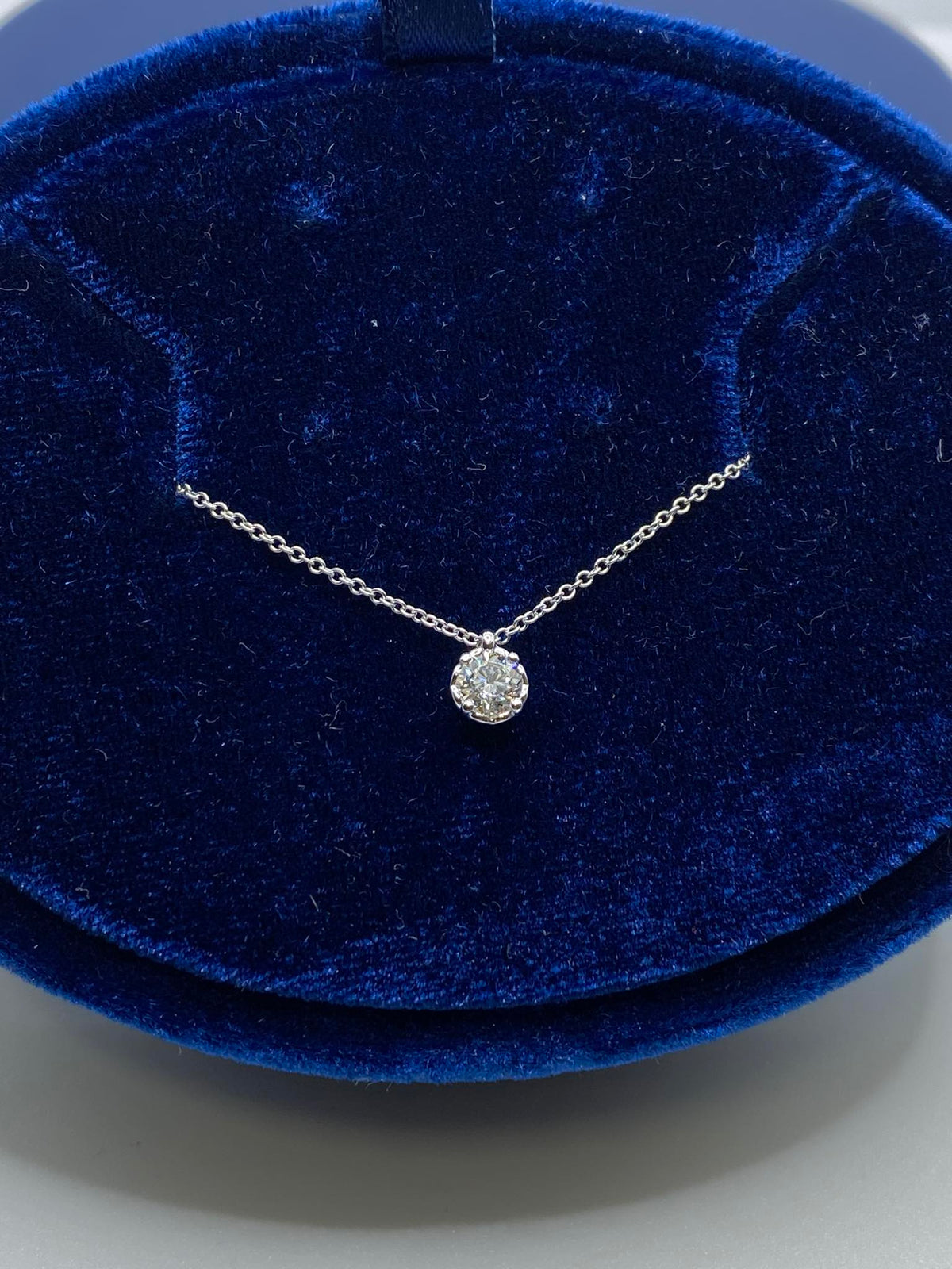 Collana Donna Punto Luce Anniversary in Oro 18KT e Diamante ct. 0,31
