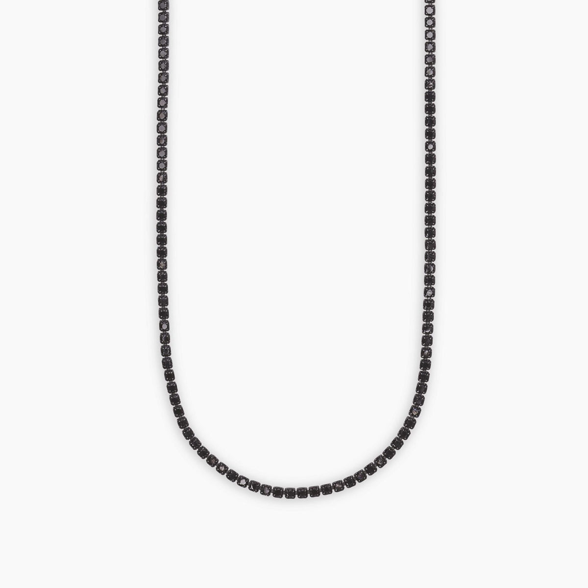 Collana Uomo Tennis Mabina in Argento con Zirconi