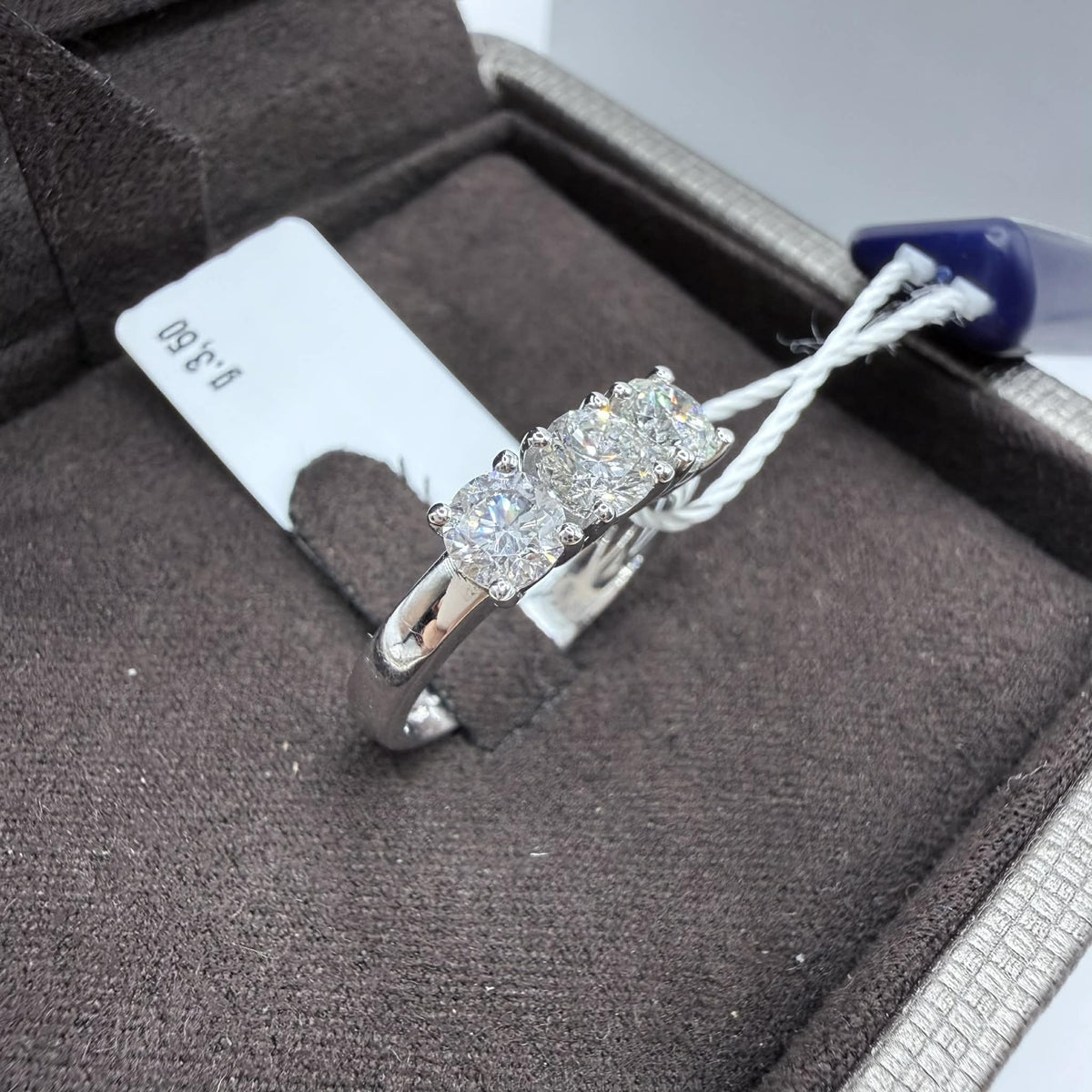 Anello Crivelli Trilogy in Oro 18KT e Diamanti Ct 1.20