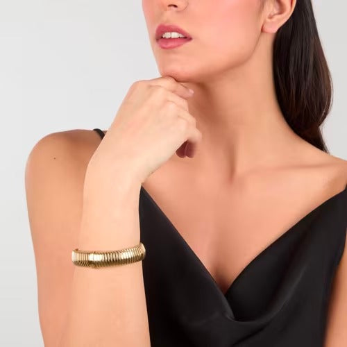Bracciale Donna Morellato Onda in Acciaio Dorato