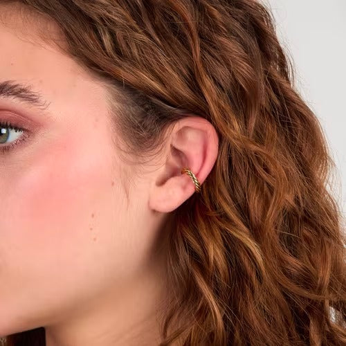 Mono Orecchino Morellato Earcuff in Acciaio Dorato