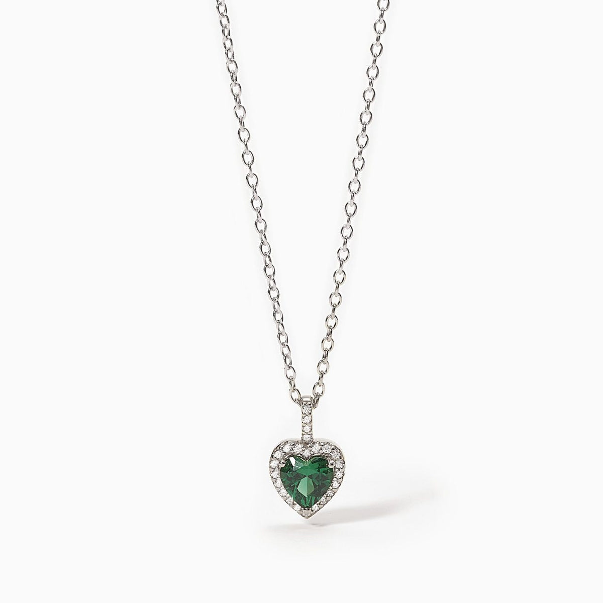 Collana con Cuore Mabina in Argento con Zirconi