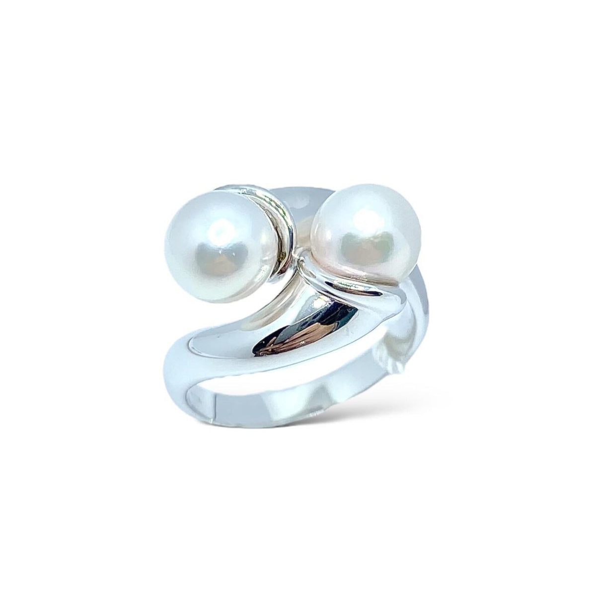 Anello Asayo in Oro 18KT 18KT 750% con Perla di Acqua Salata