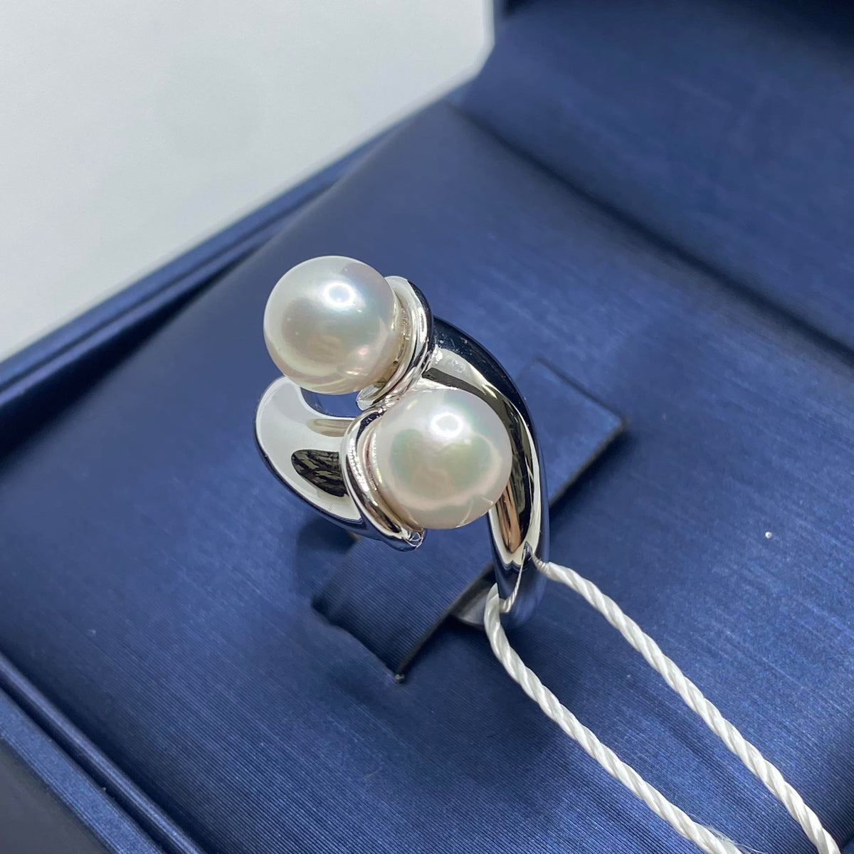 Anello Asayo in Oro 18KT 18KT 750% con Perla di Acqua Salata