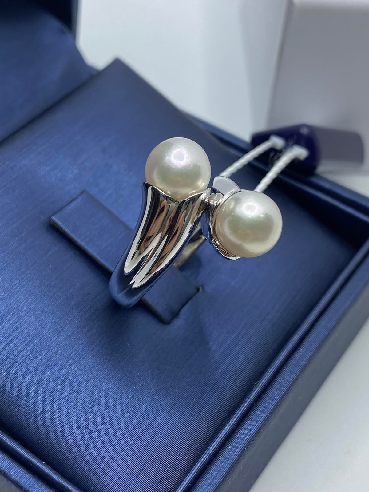 Anello Raima in Oro 18KT 18KT 750% con Perla di Acqua Salata