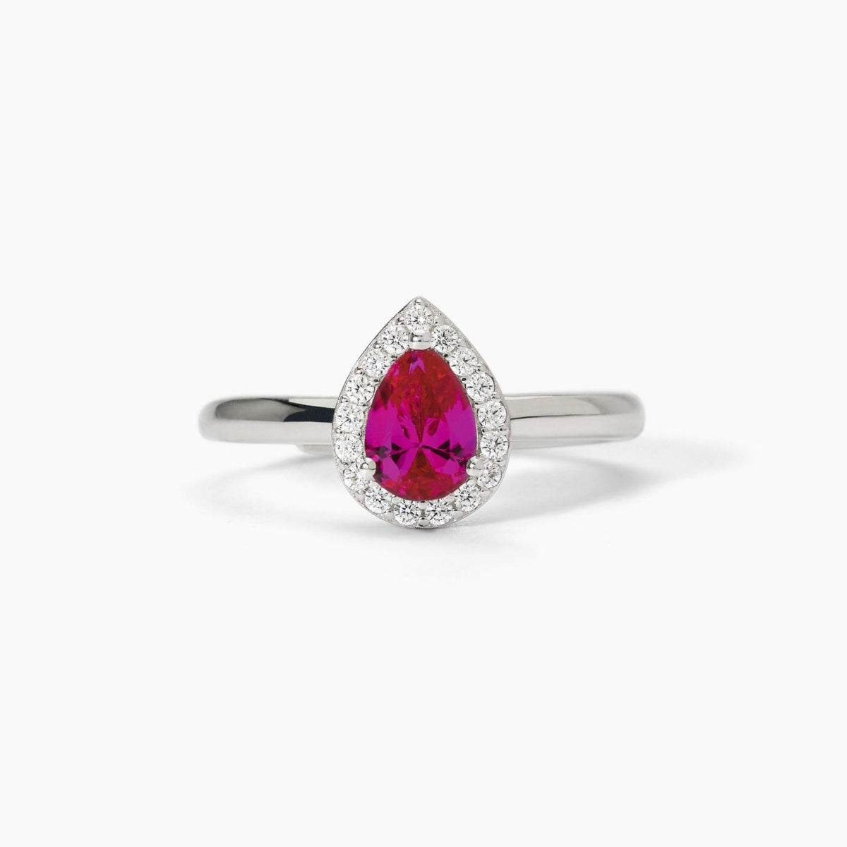 Anello a Goccia Mabina in Argento e Zirconi