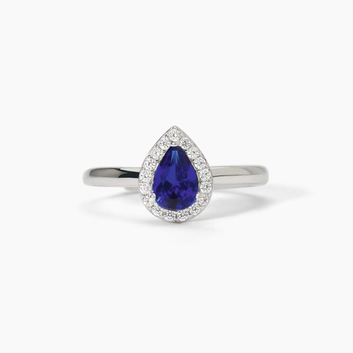 Anello a Goccia Mabina in Argento e Zirconi
