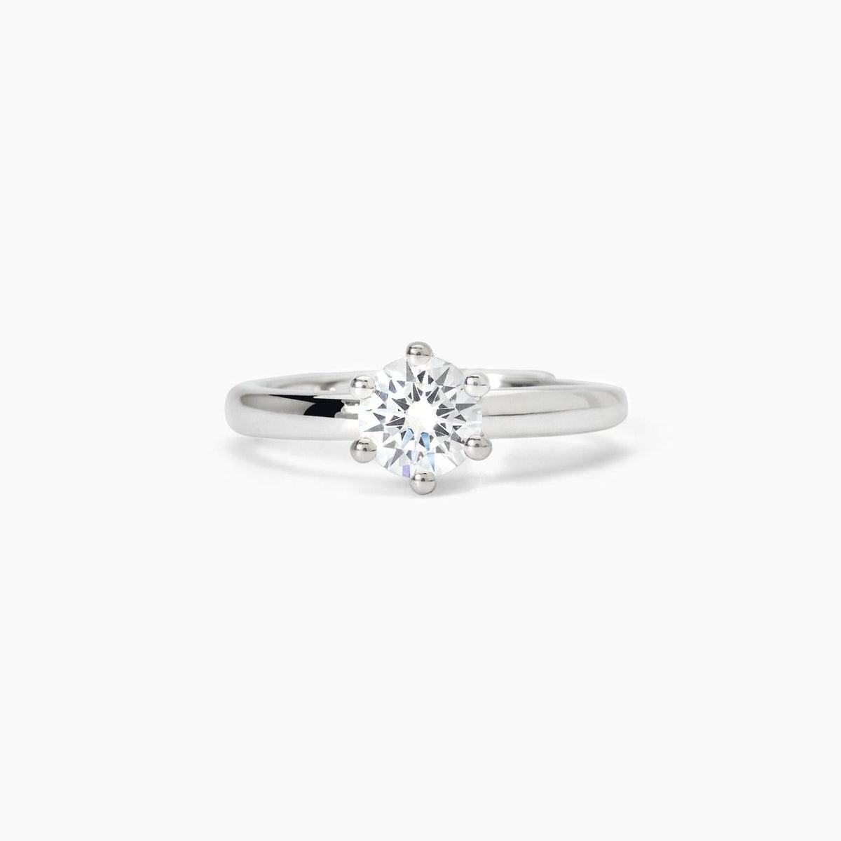 Anello Solitario Donna Mabina in Argento e Zircone
