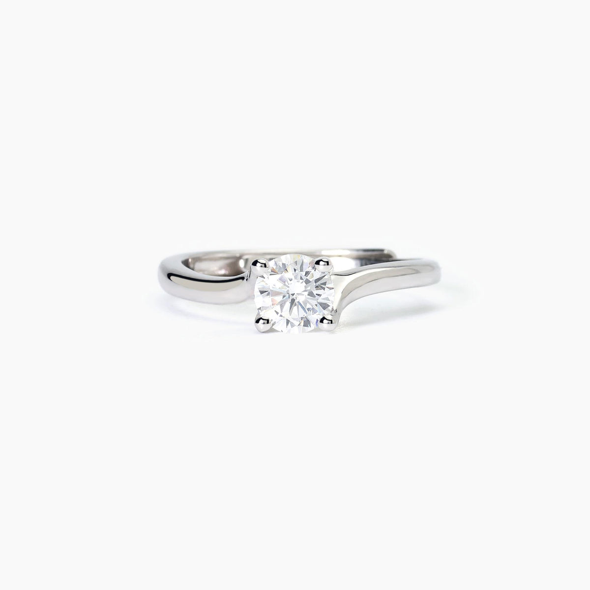 Anello Solitario Mabina in Argento e Zircone